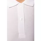 Kariban galléros női póló Organic Piqué 180 fehér