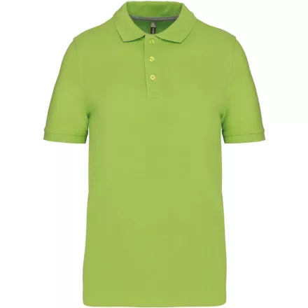 Kariban galléros póló Pique 220 lime