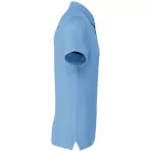 Kariban galléros póló Pique 220 égszínkék