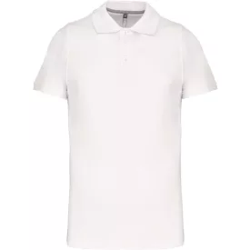 Kariban galléros póló Pique 220 fehér