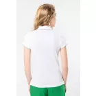 Kariban női galléros póló Pique 220 fehér-égszínkék-világosszürke