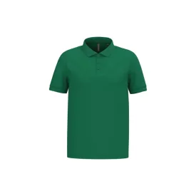 Kariban galléros póló Piqué 180 fűzöld