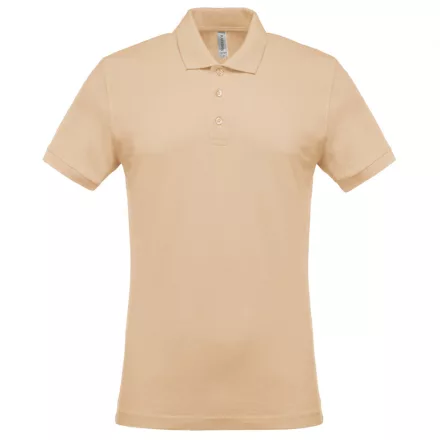 Kariban galléros póló Piqué 180 homok