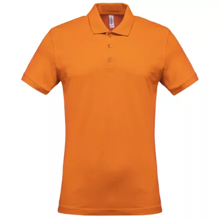 Kariban galléros póló Piqué 180 narancs
