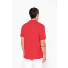 Kariban galléros póló Piqué 180 piros