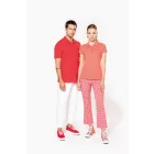 Kariban galléros póló Piqué 180 piros