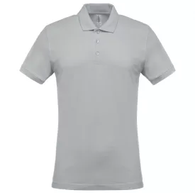 Kariban galléros póló Piqué 180 hó szürke