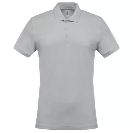 Kariban galléros póló Piqué 180 hó szürke