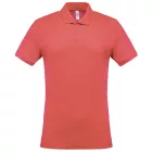 Kariban galléros póló Piqué 180 korall