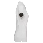 Kariban galléros női póló Piqué 180 melírozott hamuszürke