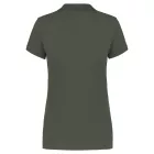 Kariban galléros női póló Piqué 180 sötét khaki