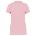 Kariban galléros női póló Piqué 180 rózsaszín