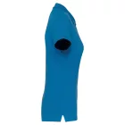 Kariban galléros női póló Piqué 180 türkiz kék