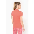 Kariban galléros női póló Piqué 180 korall