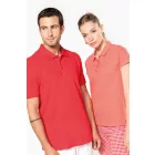 Kariban galléros női póló Piqué 180 korall