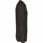 Kariban hosszú ujjú galléros póló Pique 180 sötétszürke