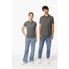 Kariban galléros női póló Jersey 180 melírozott szürke