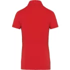 Kariban galléros női póló Jersey 180 piros