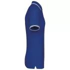 Kariban galléros póló Striped Pique 180 királykék-fehér