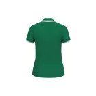 Kariban női galléros póló Striped Pique 180 fűzöld-fehér