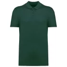 Kariban galléros póló Unisex Pique 180 üvegzöld