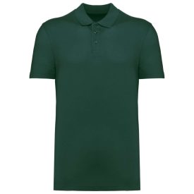 Kariban galléros póló Unisex Pique 180 üvegzöld
