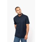 Kariban galléros póló Unisex Pique 180 tengerkék