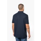 Kariban galléros póló Unisex Pique 180 tengerkék