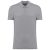 Kariban galléros póló Unisex Pique 180 melírozott szürke