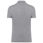 Kariban galléros póló Unisex Pique 180 melírozott szürke