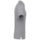 Kariban galléros póló Unisex Pique 180 melírozott szürke