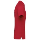 Kariban galléros póló Unisex Pique 180 piros