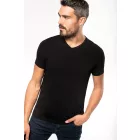 Kariban póló Stretch V-Neck 160 fekete