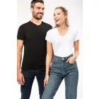 Kariban póló Stretch V-Neck 160 fekete