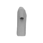 Kariban póló Stretch V-Neck 160 melírozott világosszürke