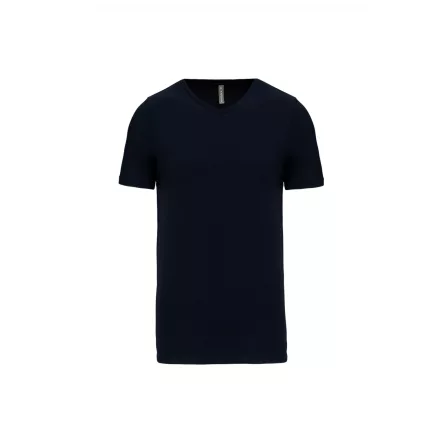 Kariban póló Stretch V-Neck 160 tengerészkék