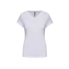 Kariban női póló Stretch V-Neck 160 fehér