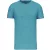 Kariban póló Bio 140 melírozott türkizzöld