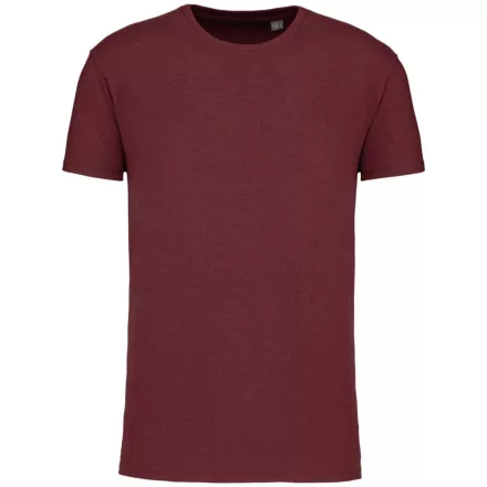Kariban póló Bio 140 melírzott bordó