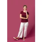 Kariban női póló Bio 140 bordó