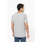 Kariban póló Organic 185 melírozott szürke