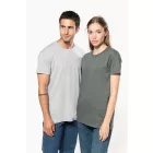 Kariban póló Organic 185 melírozott szürke