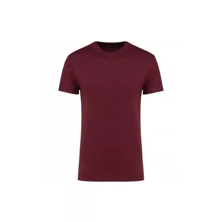 Kariban póló Organic 185 bordó