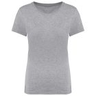 Kariban női póló Organic In Conversion 180 melírozott szürke