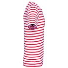 Kariban póló Striped 160 fehér-piros