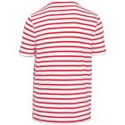 Kariban póló Striped 160 fehér-piros
