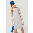 Kariban női pólóruha Long 150 melírozott szürke