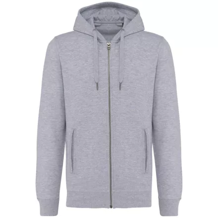 Kariban pulóver Eco-Friendly Zipped Hooded 300 melírozott szürke