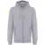 Kariban pulóver Eco-Friendly Zipped Hooded 300 melírozott szürke