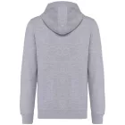 Kariban pulóver Eco-Friendly Zipped Hooded 300 melírozott szürke